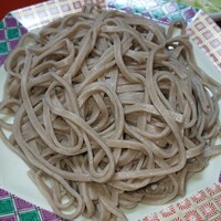 出羽屋 - 山菜そば付籠膳￥3,300税込の平打ちの田舎蕎麦(R3.11.5撮影)