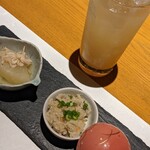 Heiwachou Toki - お通しも細かなお料理で美味しい！