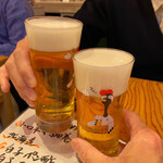 天ぷらと海鮮 ニューツルマツ - 乾杯♪