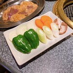 焼肉くりこ - 焼き野菜です