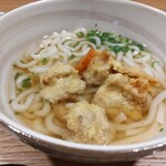 夢庵 - とり天うどん。