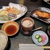 和歌里 - 焼魚定食天ぷら付き。