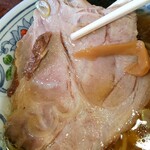 春木屋 - 中華そばの肩ロースチャーシュー(R3.11.10撮影)