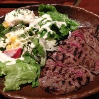 神戸牛炭火焼肉 いく田 代々木 - 国産牛　ステーキ定食　980円