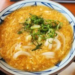 丸亀製麺 - 玉子あんかけうどん490円