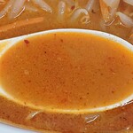 日高屋 - 日高屋 西葛西北口店 秘伝の辛味噌ラーメン 旨辛スープ