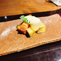 足利伊萬里 - 海老・数の子・帆立・南瓜・さつま芋（白和えかけ）