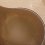 すし徳灑落 - 蕎麦湯の濃度はちょうど良い感じ。