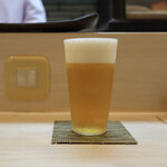 松寿司 - 生ビール