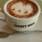 SECRET BASE - [SECRET BASE]の名前入りカップに猫が笑ってる