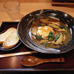 かれーうどん がじゅまる - がじゅまるのかれーうどん　うどん＋野菜カレー！