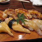 鮨芳 - 握り（あなご・あおやぎ・すずき）