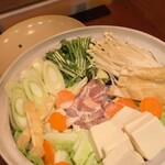 Yamaonchi's milk hot pot