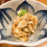 おおさか料理 淺井 東迎 - 島らっきょうの味噌和え♪