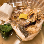 おおさか料理 淺井 東迎 - ぐじ(甘鯛)の骨蒸し♪