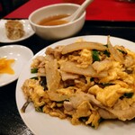 中国料理　萬里 - スタミナ豚ニラ玉定食