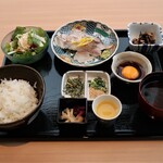 Washokubiyori Osaketo Kasumigaseki - 宇和島流 鯛めし膳（普通盛り）　1,500円