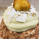 かき氷店 小桃 - このぽってりのせられたおいもクリーム！無限に食べられる(￣▽￣)