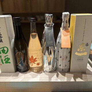 [Selected sake] Enjoy a glass that complements your sushi and other special dishes.