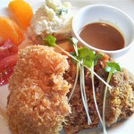 アルバトロス - トンカツとメンチカツ。