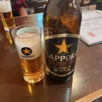 虎の子 - 瓶ビールはサッポロ