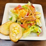 栗栗珈琲 - ランチセットのサラダ