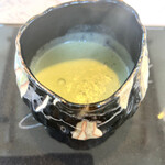 レストランRyu - 抹茶仕立て・大根とほうれん草のカプチーノスープ