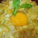 九州鳥若丸 - 濃厚玉子丼 アップ