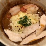 麺屋一燈 - オマール海老つけ麺+とろけるチーズ