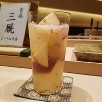 赤坂 鮨 ふくなが - 青森 贅沢りんごサワー　950円