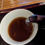 神田まつや - 蕎麦湯は定法通りの釜湯