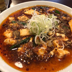 人力俥 - 花山椒が効いてる！ぶりぶりの太麺が合う！