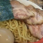 麺一盃 - 焙煎味噌つけ麺・チャーシュー&玉子増し(2013/5)