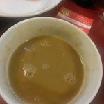 麺一盃 - 焙煎味噌つけ麺、スープ割(2013/5)