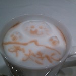 Convivio - 25年5月　お友達のラテ　おおきに！