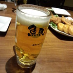 魚民 - 生ビール