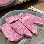 焼肉 初栄 - 料理写真:焼肉定食のカルビ