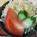 Ikedashokudou - 野菜は別皿