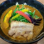 春一家 三代目 麺宿 本店 - 超スパイシーカレーらーめん【Oct.2022】