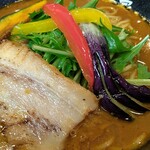 春一家 三代目 麺宿 本店 - 超スパイシーカレーらーめん