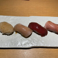 新宿 鮨 つむぎ - お任せランチコース
                      握り