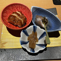 新宿 鮨 つむぎ - お任せランチコース
                    前菜