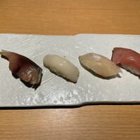 新宿 鮨 つむぎ - お任せランチコース
                    握り