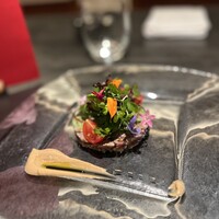 Menu Gourmande /SPワイン•前菜•スープ•パン•メイン2品（お魚とお肉)•カフェ