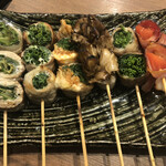 炭火串焼と旬鮮料理の店 やさい巻き串の獅志丸 - 