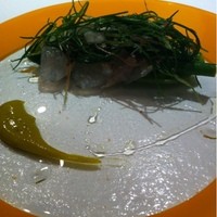 リストランテ ティー ブイ ビー - 昆布締めと春野菜のサラダ