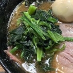 家系ラーメン クックら - ほうれん草。