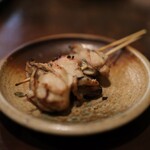 比内地鶏本格焼酎 海舟 - 牡蠣串