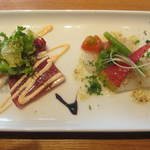 カルパッチョ2種盛り合わせ