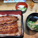 味乃宮川 - 味乃宮川　うな重ご飯少なめ